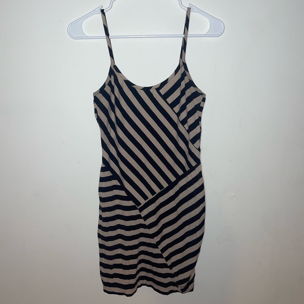 Striped mini dress 💜